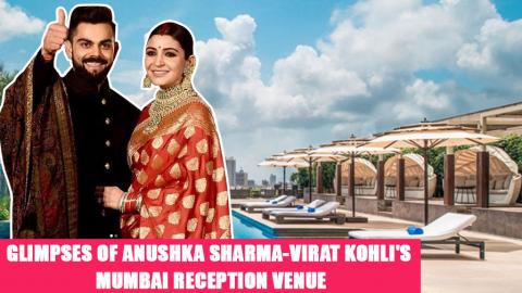 Watch Glimpse Of Anushka Sharma & Virat Kohli's Mumbai Reception Venue Video
