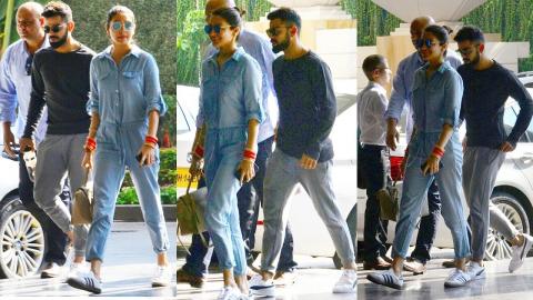 Watch Virat Kohli & Anushka Sharma Spotted At Reception Venue - St.Regis, Mumbai Video