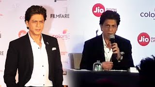 Watch Shahrukh Khan GRAND ENTRY At Jio Filmfare Awards 2018 Announcement | Press Conference Video