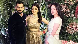 Watch Sara Ali Khan At Virat-Anushka's Grand Wedding Reception In Mumbai Video