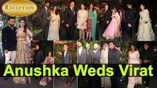 Watch Virat and Anushka Wedding Reception At Mumbai || Aishwarya Rai, Abhishek, Sara Ali Khan Video