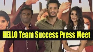 Watch Hello Team Akhil, Kalyani Priyadarshan, Music Director Anup Rubens Press Meet | Akkineni Nagarjuna Video