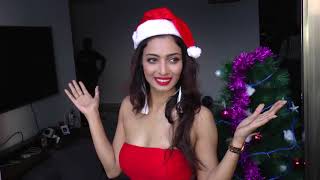 Watch Actress Heena Panchal Christmas Photoshoot As Lady Santa Video