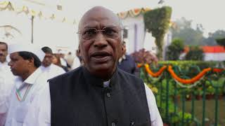 Watch Mallikarjun Kharge speaking on the occasion of the 133rd #CongressFoundationDay Video