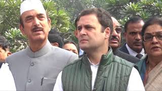 Watch Protest outside Parliament seeking the resignation of MoS Anant Kumar Hegde Video
