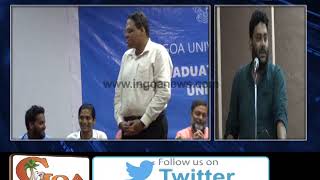 Watch Minister Salgaonkar Felicitates Newly Elected GU Students Council Video