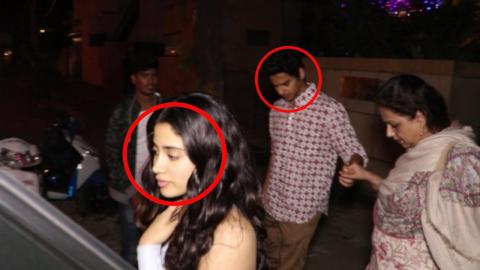 Watch Janhvi Kapoor, Ishaan Khattar SPOTTED At Shahid Kapoor's House Video
