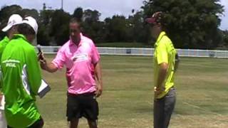 Watch Charity Game Toss with Bichel and Hollioake Video