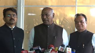 Watch AICC Press Media Byte By LoP Lok Sabha Mallikarjun Kharge on Bhima Koregaon Violence Video