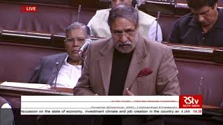 Watch Anand Sharma's speech | Short Duration Discussion on the state of economy Video
