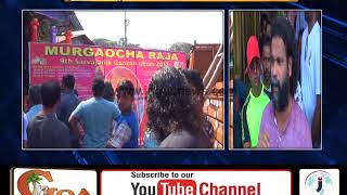 Watch Murgaocha Raja Pandal Finally Removed Under Heavy Police Protection By MMC Video
