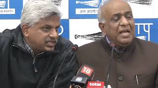 Watch Aap Press Brief on CBDT Notice Issue Video
