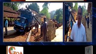 Watch Accident At Ponda Due To Race Between Two Passenger Buses Video