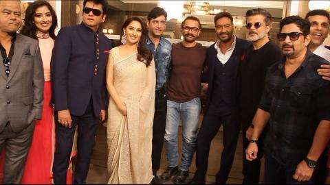 Watch Aamir Khan On The Sets Of Total Dhamaal With Ajay Devgn, Madhuri Dixit, Anil Kapoor Video