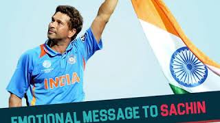 Watch A Tribute to Sachin Video