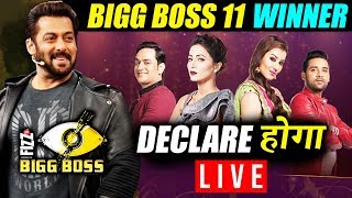 Watch Bigg Boss 11 WINNER Will Be Announced LIVE By Salman Khan | Shilpa, Hina, Vikas, Puneesh Video
