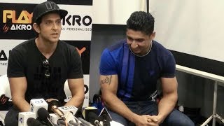 Watch Hrithik Roshan LAUNCHES His Personal Trainer's Fitness Studio PLAY By AKRO Video