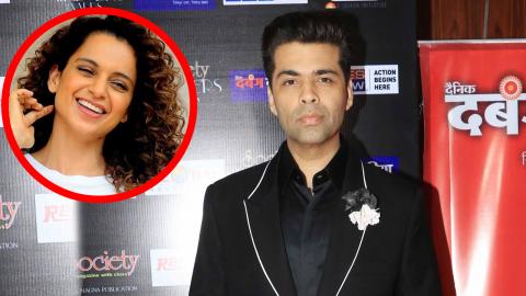 Watch Karan Johar Says It Was Nice Sharing Stage With Kangana Post Spat Video