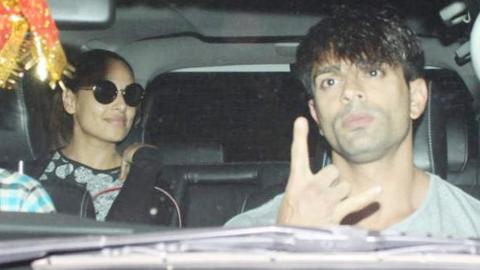 Watch Bipasha Basu And Karan Singh Grover Spotted At Mahira Salon Video