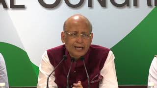 Watch AICC Press Briefing by Abhishek Singhvi on Judge Loya's mysterious death at Congress HQ Video