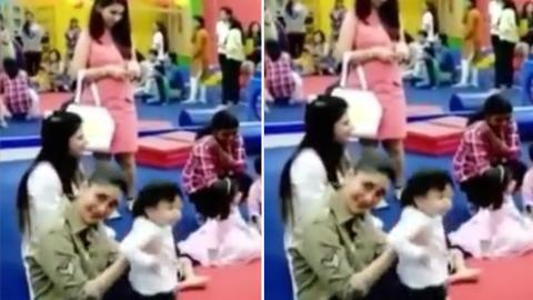Watch Taimur Play Time With Mommy Kareena Kapoor Video