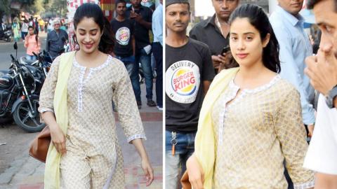 Watch Jahanvi Kapoor SPOTTED At Bastian Restaurant In Bandra Video