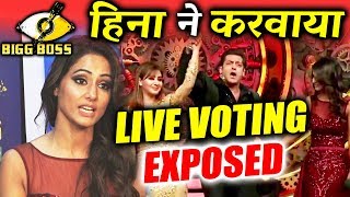 Watch Hina Khan's TANTRUM The Reason For LIVE Voting Against Shilpa Shinde? | Bigg Boss 11 Video