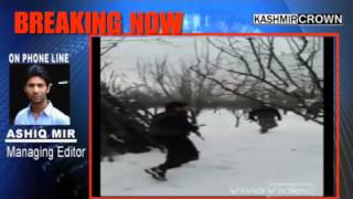 Watch Kashmir Militants Patrolling in Snow Video