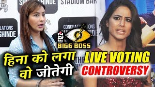 Watch Shilpa Shinde EXPOSES Hina Khan | Bigg Boss 11 Finale LIVE VOTING Video