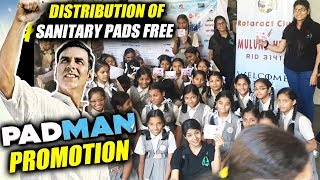 Watch Padman Promotion: Rotaract Club Of Mulund Hill Distributes SANITARY PADS In Municipality School Video
