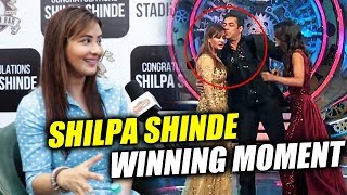 Watch Salman Khan KISSED My Forehead, Shilpa Shinde On Her WINNING Moment In Bigg Boss 11 Video