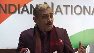 Watch AICC Press Media Byte By Pramod Tiwari Congress HQ, January 16, 2018 Video