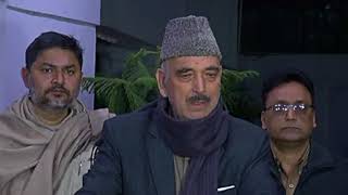 Watch Ghulam Nabi Azad addresses media on Haj subsidy, January 16, 2018 Video