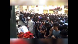 Watch Kashmir Crown : Funeral Prayers of Slain Militant Javid Ahmad Who got killed in sopore today Video