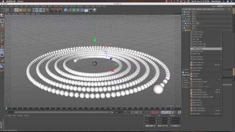 Watch 3D Dynamic Animation using Cinema 4D R16 Tutorial Video