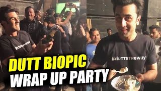 Watch Dutt Biopic WRAP UP Party | Ranbir Kapoor Eating Cake Video