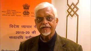 Watch Dr Sanjaya Baru on Mid term review of Foreign Trade Policy 2015 - 20 Video