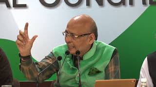 Watch AICC Press Briefing by Abhishek Singhvi on fuel price hike at Congress HQ, January 22, 2018 Video