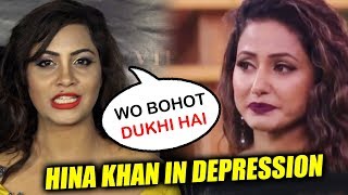 Watch Arshi Khan Reaction On Hina Khan In Depression After Bigg Boss 11 Video