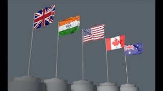 Watch How to make 3d flag in cinema 4D Video