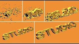 Watch Metaball,Subdivision Surface, Cloner, Liquid Text in Cinema 4D Video