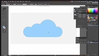 Watch How to make cloud in Illustrator - Basic Illustrator Video