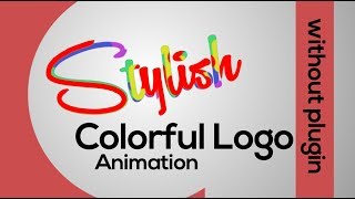 Watch Colorful Logo Animation, AE Tutorial, without Plugin Video