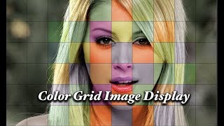 Watch Making Amazing Color Grid Selection Display Image in Photoshop Tutorial Video
