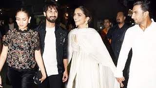 Watch Padmaavat Screening | Ranveer Singh, Deepika Padukone, Shahid Kapoor, Mira Rajput Video