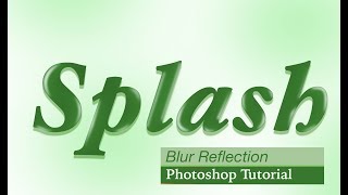 Watch How to Make Blur Reflection Technique in Photoshop Cc Video