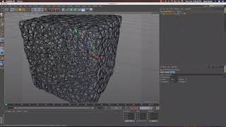 Watch Voronoi Mesh Cube Designed in Cinema 4d R16 Tutorials Video