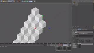 Watch 3D Isometric Cube Pattern Making in Cinema 4D Tutorials Video