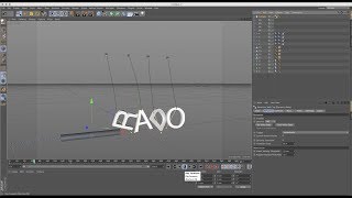 Watch Gravity free Dynamic Spline Text Animation in Cinema 4D R16 Tutorial Video