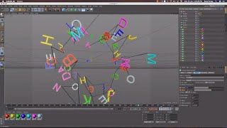 Watch Connect Text-Object Using MoGraph Tracer in Cinema 4D R16 Tutorial Video